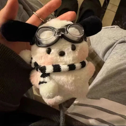 Pochacco Keychain Sanrio Cute Doll Pendant Kawaii Room Decor Children Pillow Couple Gift Christmas